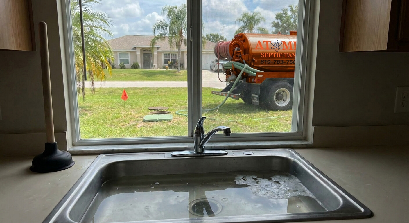 Slow drains and septic repairs in Lakeland