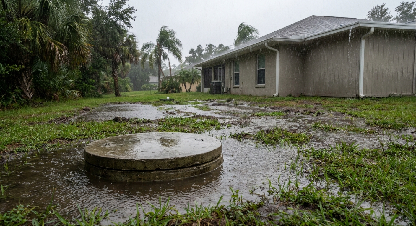 Can Heavy Rain Overflow Your Septic Tank in Lakeland?