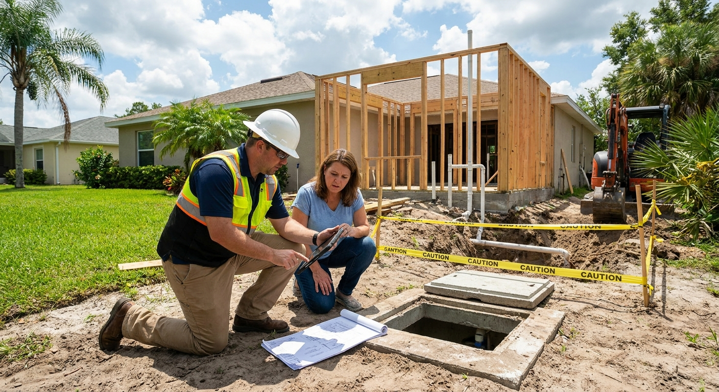 Septic system assessment and readiness for property expansion in Lakeland